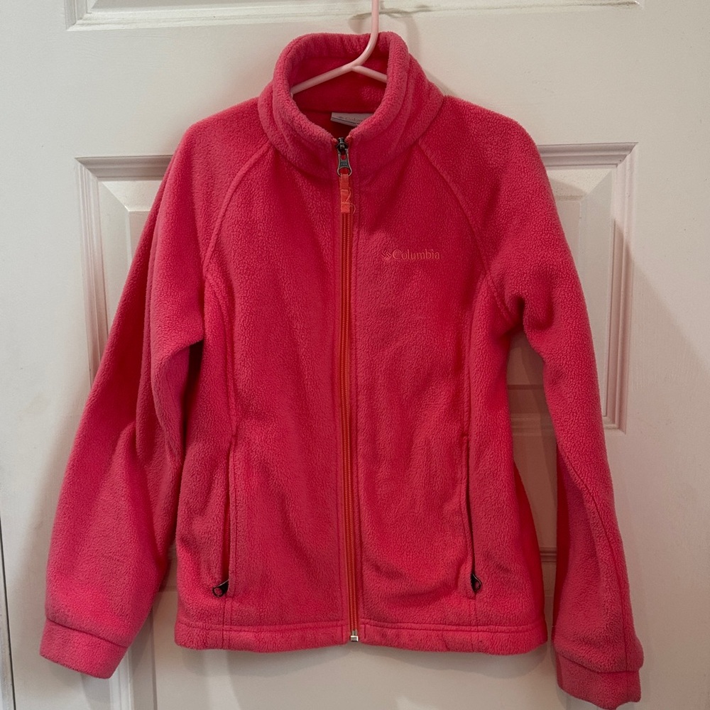 Columbia Kids Fleece Jacket - Bright Pink